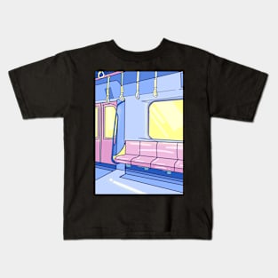 train aesthetic Kids T-Shirt